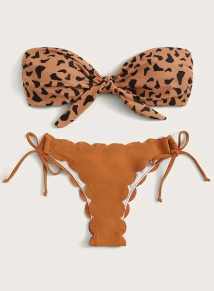 Leopard Print Bikini Swimwear
