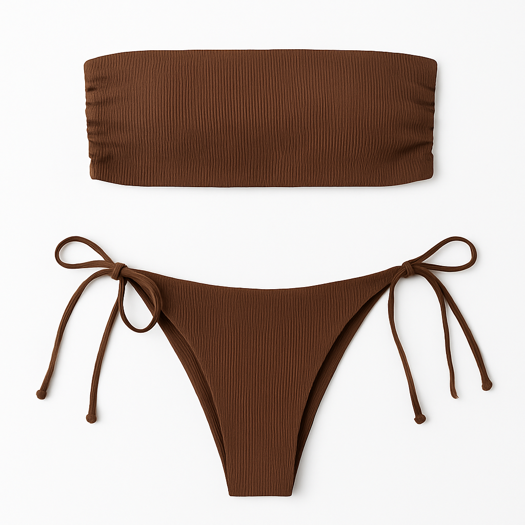 Women's Colorful Strapless Bikini Swimwear