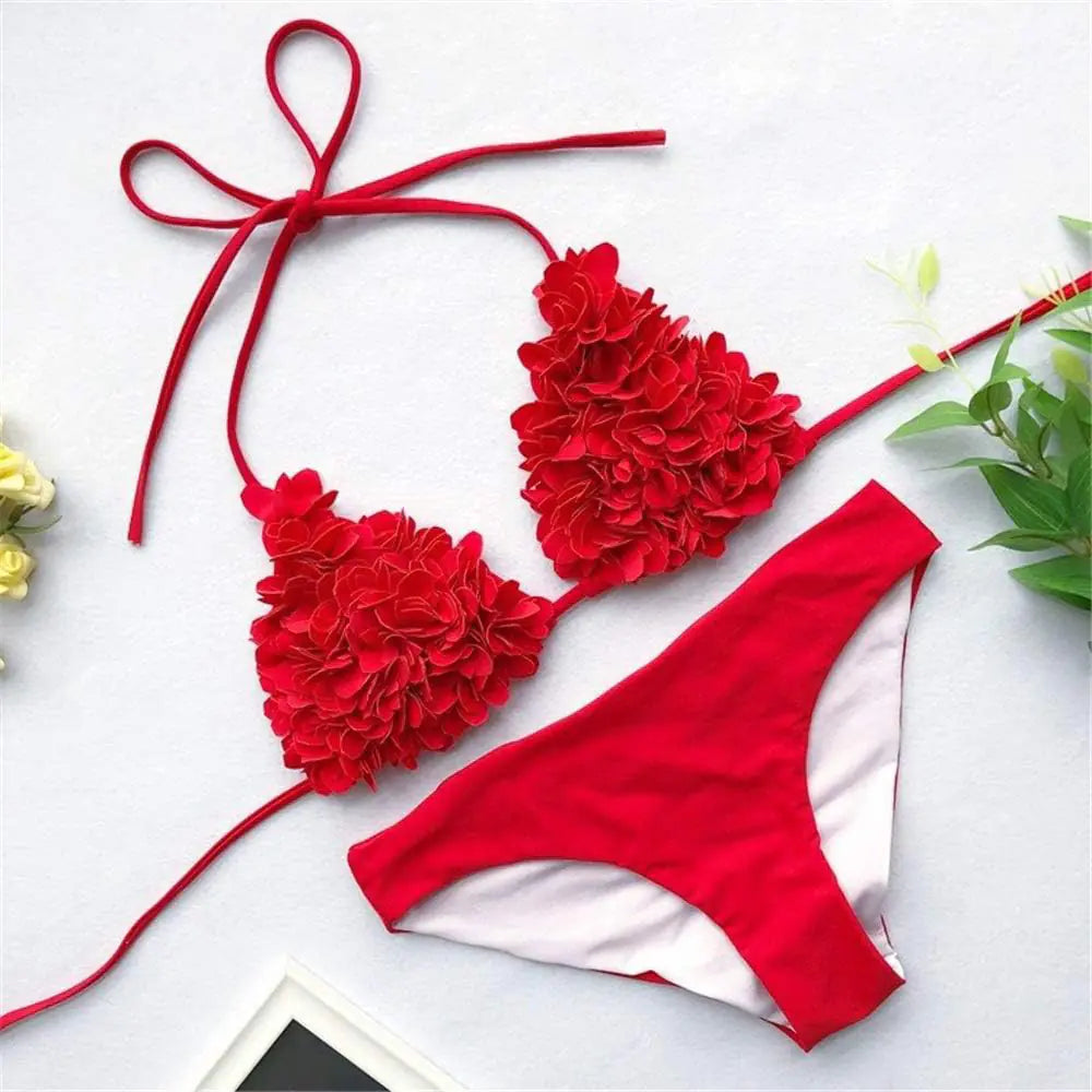 New Floral Triangle Bikini