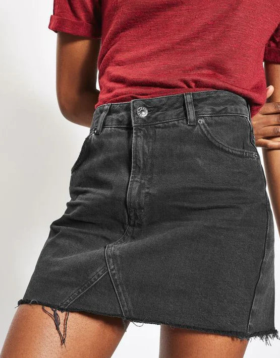 Denim A-Line Skirt