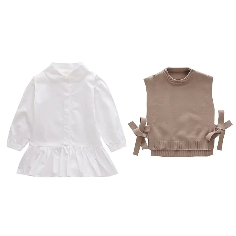 Wool Thin Pullover for Toddler Girls 🧶🌈