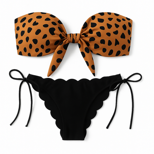 Leopard Print Bikini Swimwear