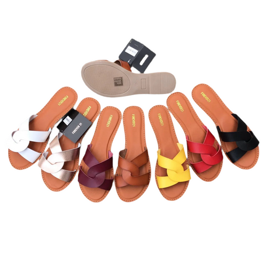 All-Match Leather Slippers