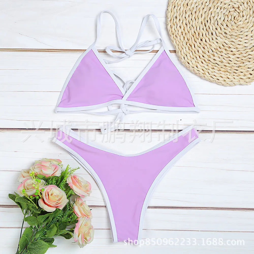 Sexy Bikini Set - Three-Piece Swimwear
