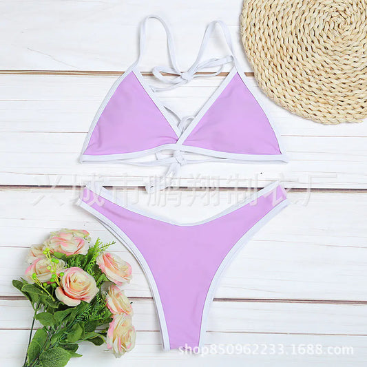 Sexy Bikini Set - Three-Piece Swimwear