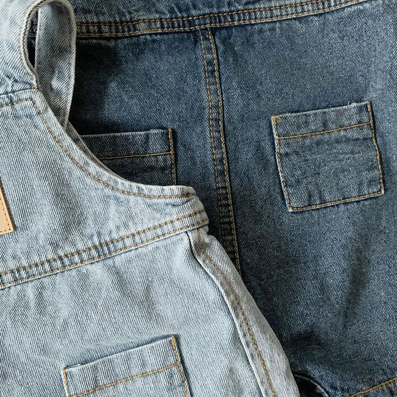 Toddler Girls Denim Jumpsuits - New Baby Overalls