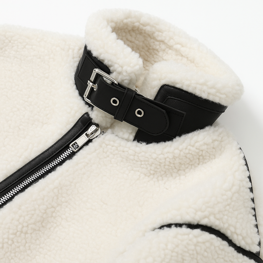 Patchwork Lambswool Jacket