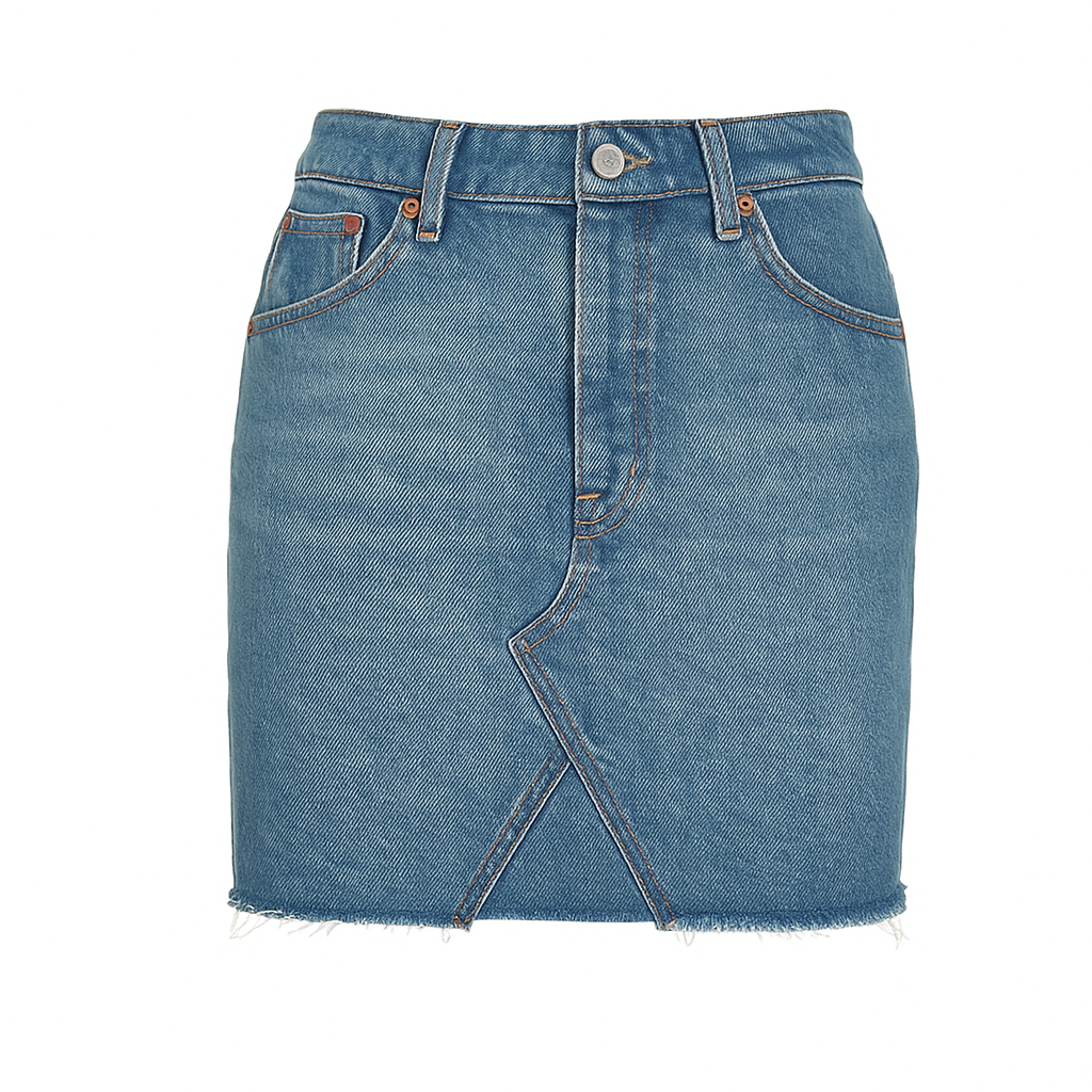 Denim A-Line Skirt