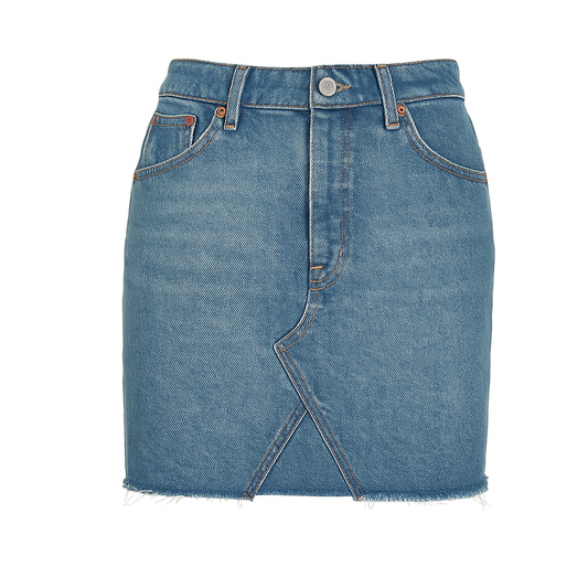 Denim A-Line Skirt
