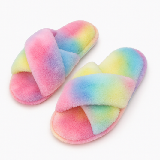 Rainbow Dream Slippers 🌈✨