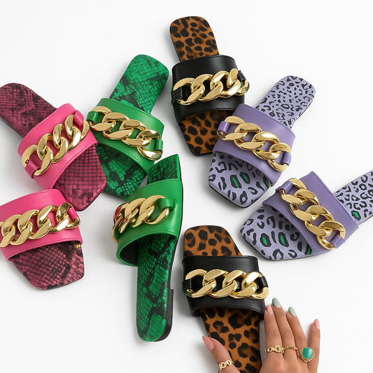 Casual Viscose Flat Slippers
