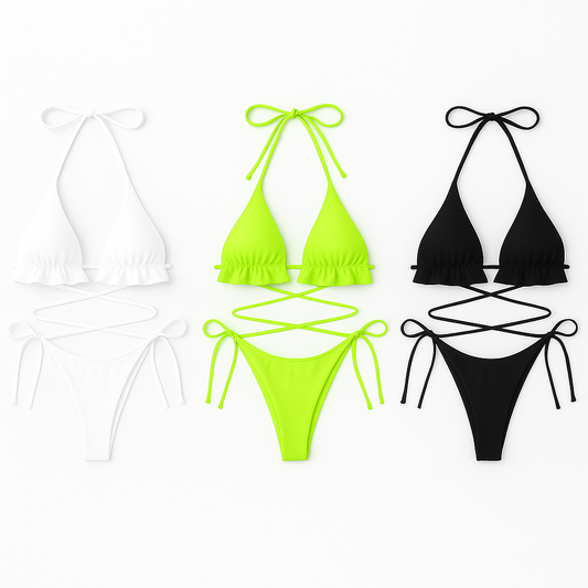 Jovi’s Sexy Long String Bikini