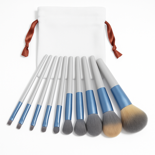 13pcs Soft & Fluffy Makeup Brush Set 💄