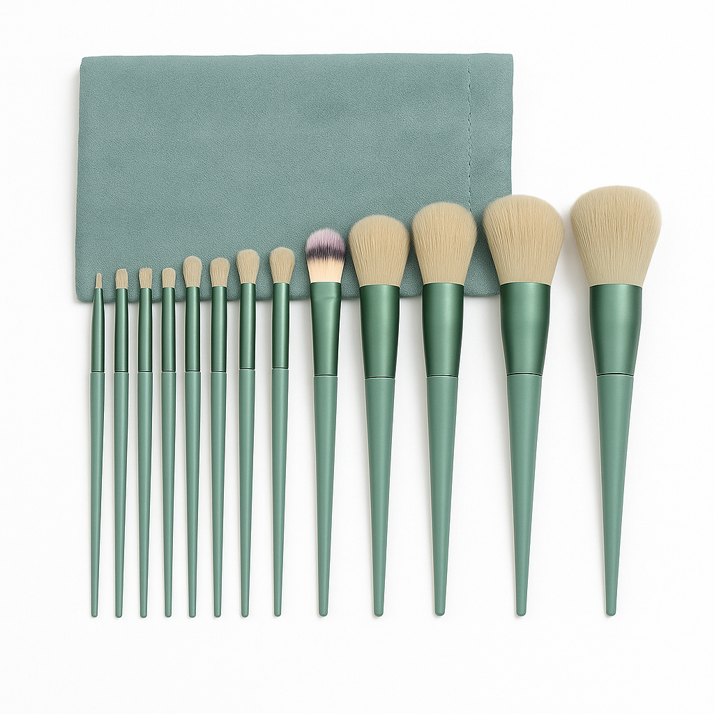 13pcs Soft & Fluffy Makeup Brush Set 💄