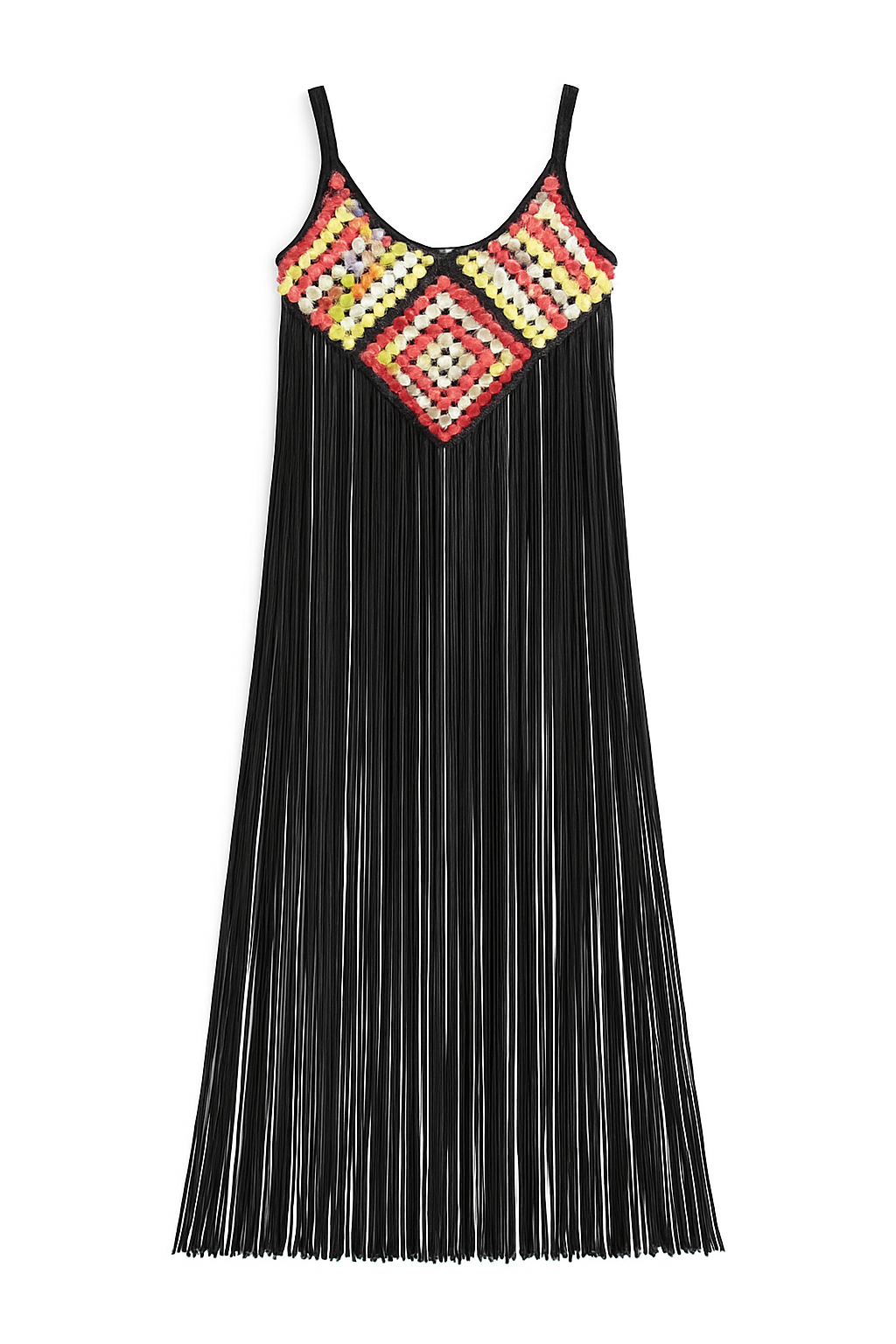 Long Fringed Beach Slip Dress 🌞