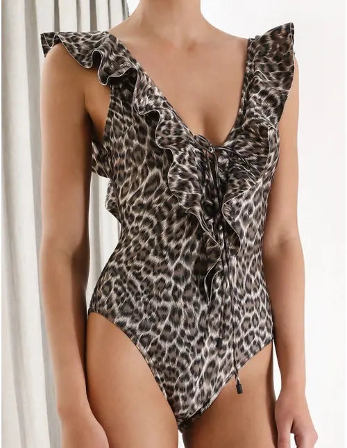 Jovi’s Leopard Print One-Piece Swimsuit