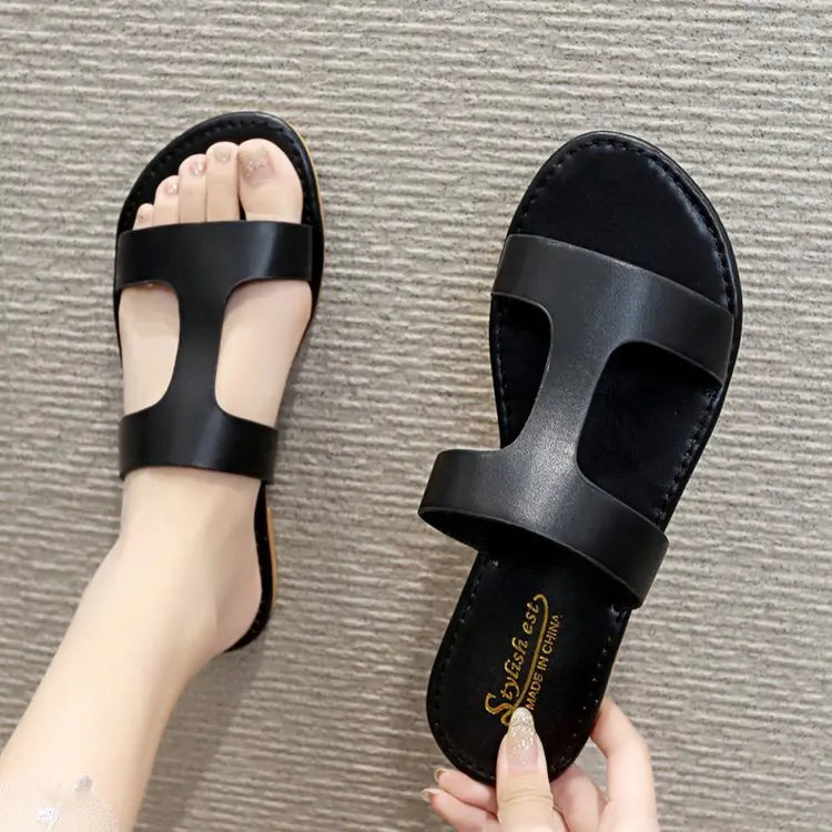 Slotted Round Head Hollow Slippers