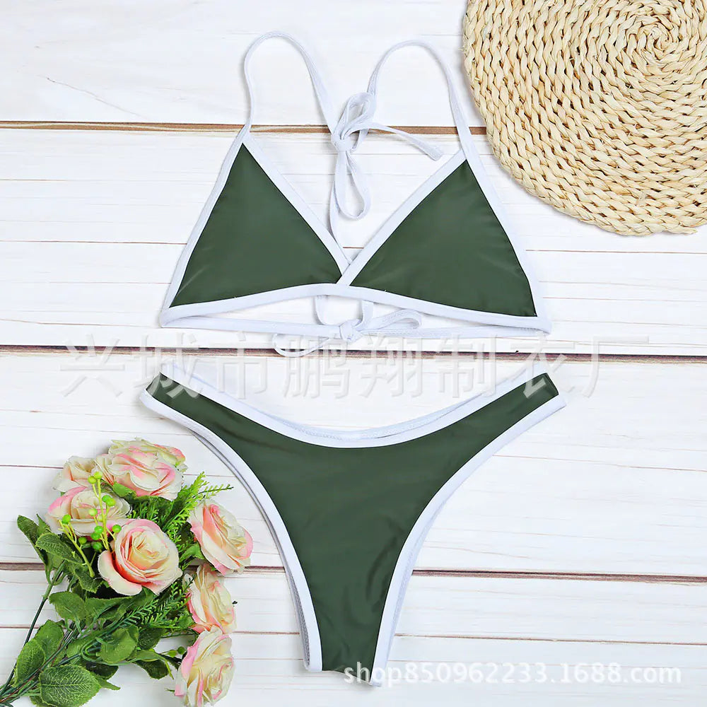 Sexy Bikini Set - Three-Piece Swimwear
