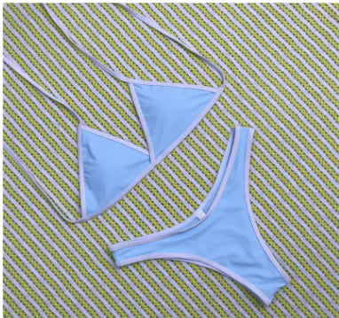 Sexy Bikini Set - Three-Piece Swimwear