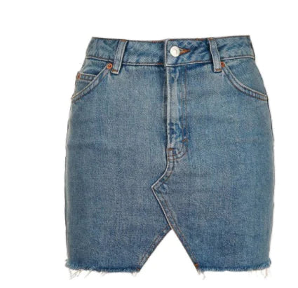 Denim A-Line Skirt