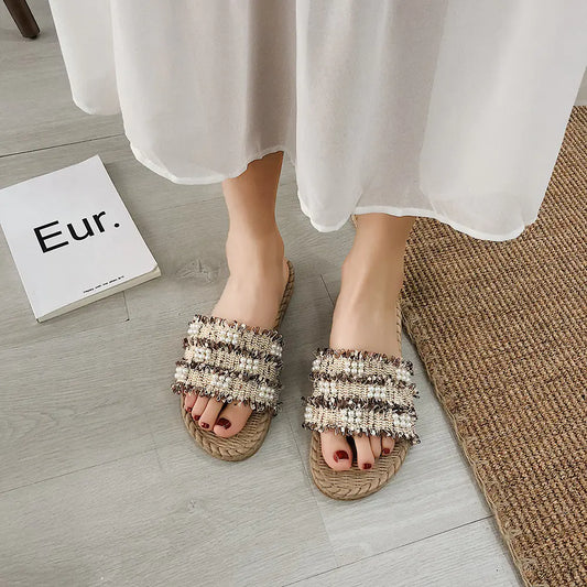 Trendy Fairy Style Flat Slippers