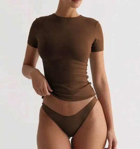 Slim-Fit Sexy Hot Girl Pure Desire Top 🔥
