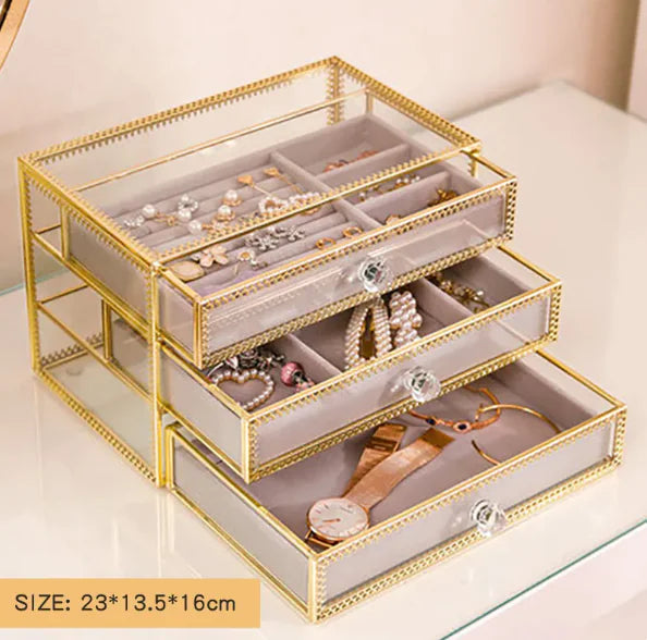 Clear Gem Jewelry Box