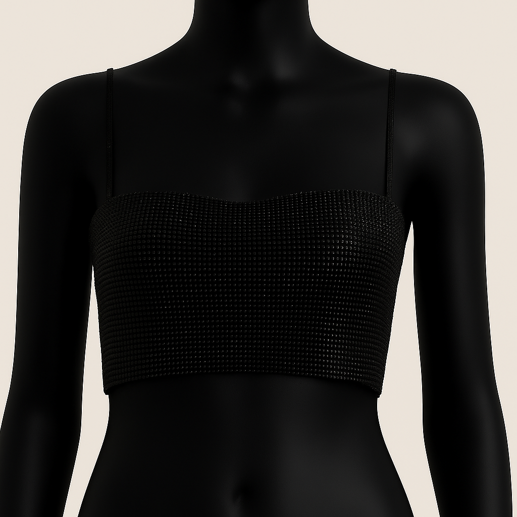 Top Glossy Crop Top ✨