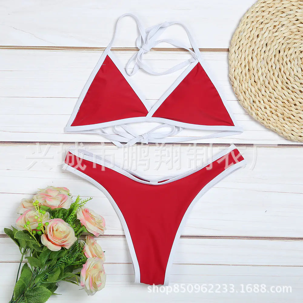 Sexy Bikini Set - Three-Piece Swimwear