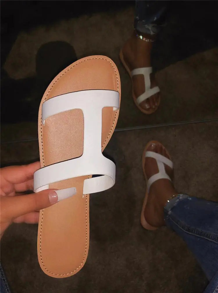 Slotted Round Head Hollow Slippers