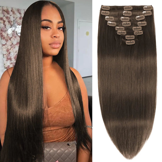100% Human Remy Clip-In Hair Extensions
