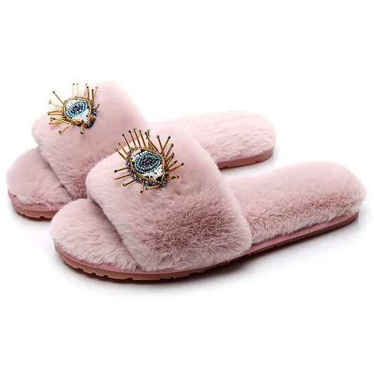 Eyelash Slippers for Comfortable Wear